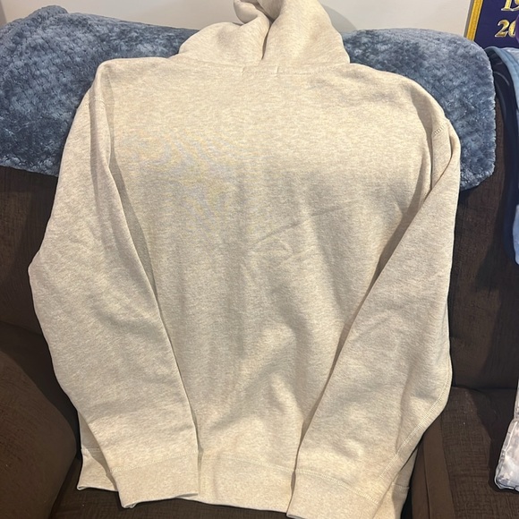 Polo by Ralph Lauren Men's Cream Full Zip Thick Lined Hoodie - Picture 9 of 9